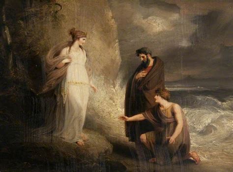 calipso odissea | Telemachus Landing on the Isle of Calypso (from Homer ...