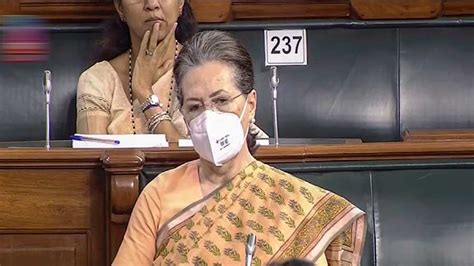 Sonia Gandhi | Congress Parliamentary Party meeting on April 5 ...