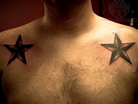 Stars Tattoo On Shoulders Gallery