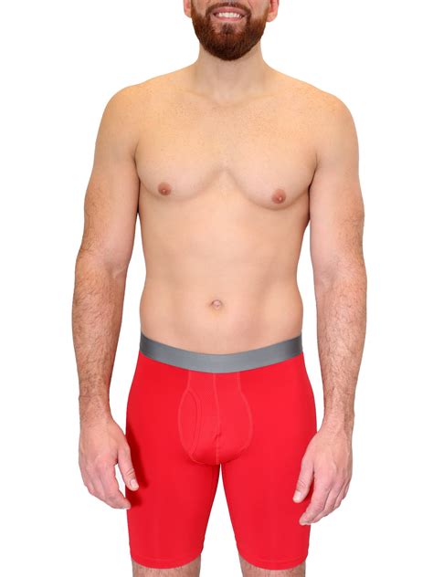 Athletic Works Men's Nylon Long Leg Boxer Briefs, 3-pack - Walmart.com