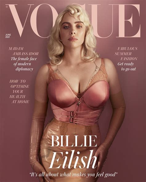 billie eilish vogue cover photoshopped - He Blogosphere Lightbox