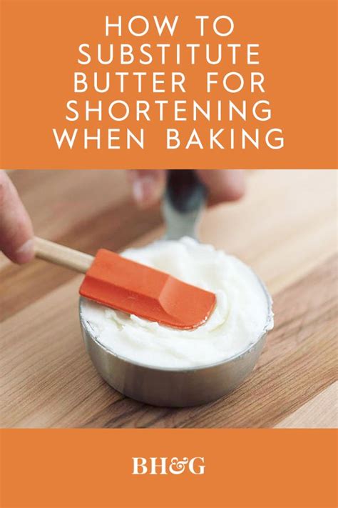 Here's How to Substitute Butter for Shortening in Baked Goods ...