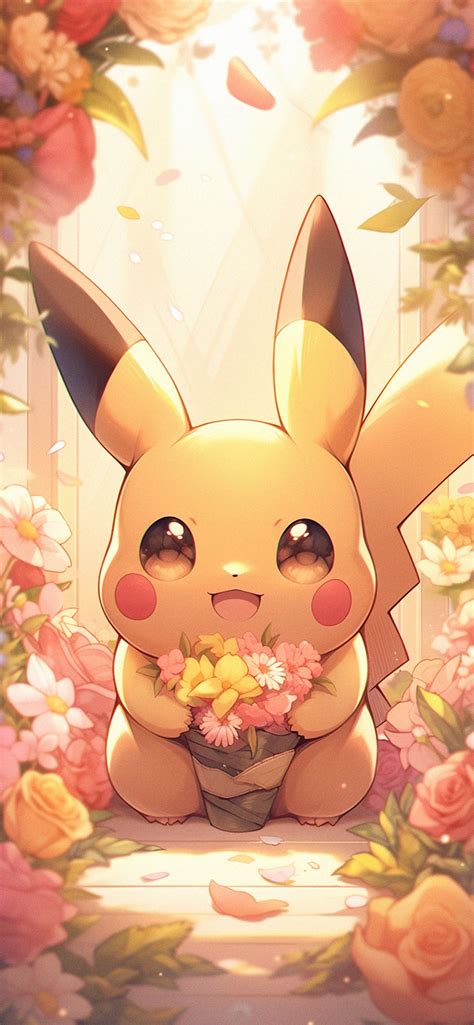 Cute Pikachu Pokemon Wallpaper - Cute Pikachu Wallpaper iPhone