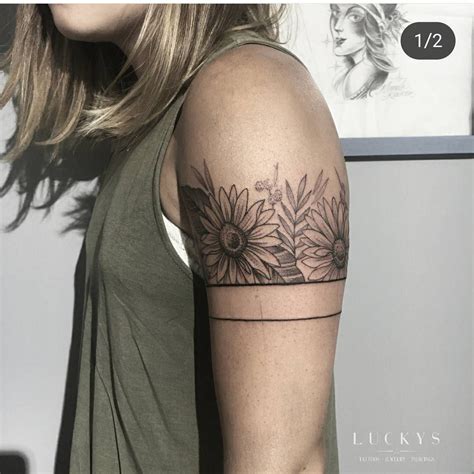 TATTOOS.ORG — Flower Arm Band Tattoo Artist: Lucky’s Tattoo... Diy ...