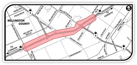 3. The Approved Plan - Along Highway 401 - Highways 6 & 401 Improvements