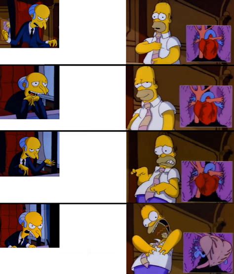 simpson heart attack meme Blank Template - Imgflip