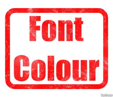 Font Colour Text Effect and Logo Design Font