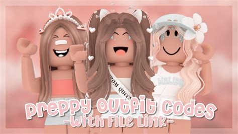 Preppy Aesthetic Roblox Outfit Codes! 💕💫 (PART 3) || FLXRIIA - YouTube