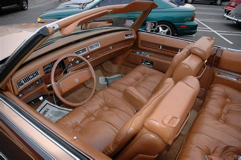 1976 Cadillac El Dorado Convertible - brown - interior - General Motors ...