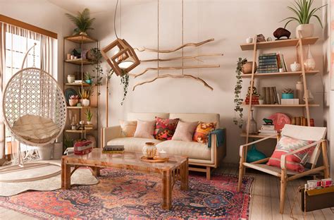 boho persian rug living room | Interior Design Ideas