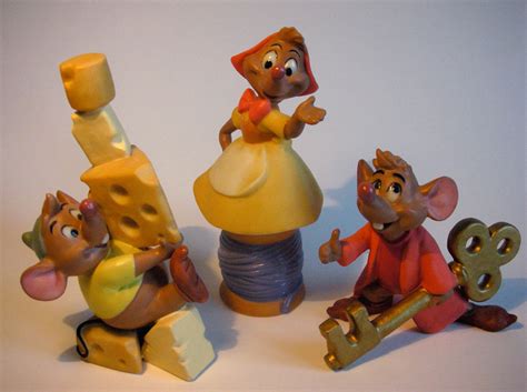 Cinderella's Mice Figurine Set | Gus, Suzy, and Jaq Designed… | Flickr