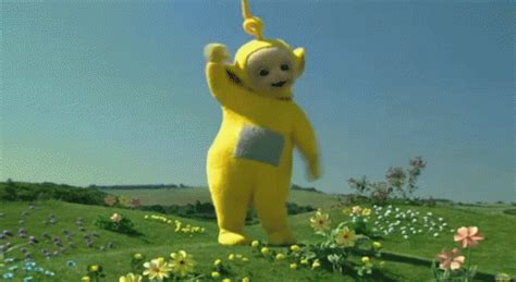 Teletubbies Laalaa GIF - Teletubbies Laalaa Dance - Discover & Share GIFs