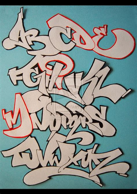 Graffiti Wall: Graffiti Alphabet Letters