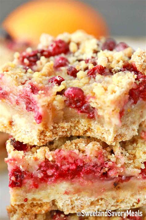 Cranberry Bars Recipe [Video] - Sweet and Savory Meals