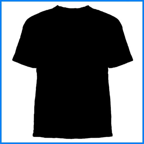 Black T Shirt Template Front And Back Psd Clipart | Images and Photos ...