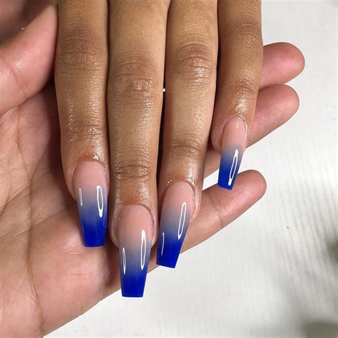 NailsbyJohenly on Instagram: "Royal blue ombré • • • • #nailsbyjohenly ...