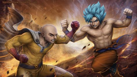 Saitama Vs Goku Wallpapers - Wallpaper Cave