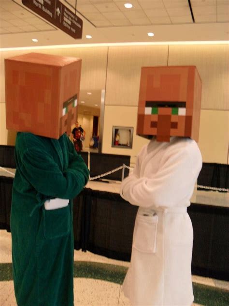 Minecraft Villager/Testificate Cosplay | Ideias para fantasia de ...