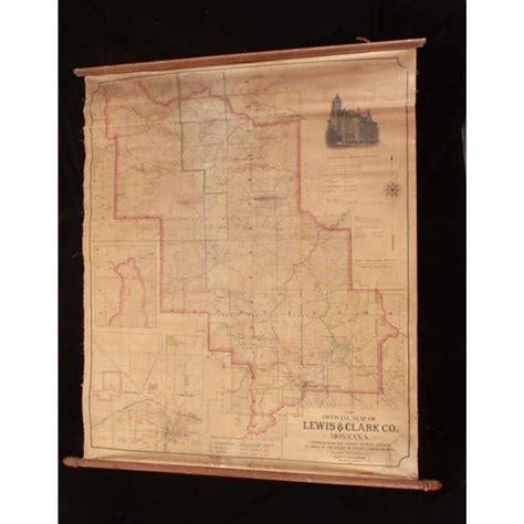 The Official Map of Lewis & Clark County - Montana