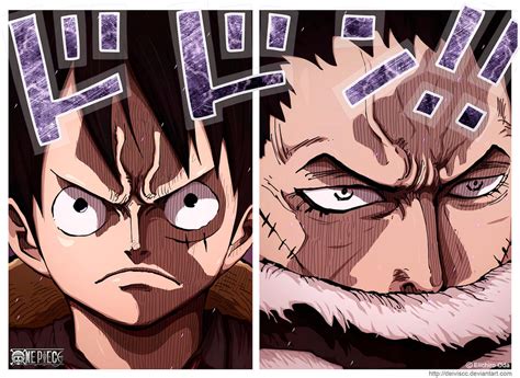 Luffy vs Katakuri by DEIVISCC on DeviantArt