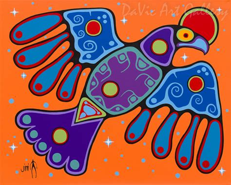 'Thunderbird' by Jim Oskineegish - Anishinaabe | Native Canadian Arts