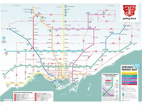 Ttc 2040 Map | Transit | Map, Subway Map, Toronto Subway regarding ...