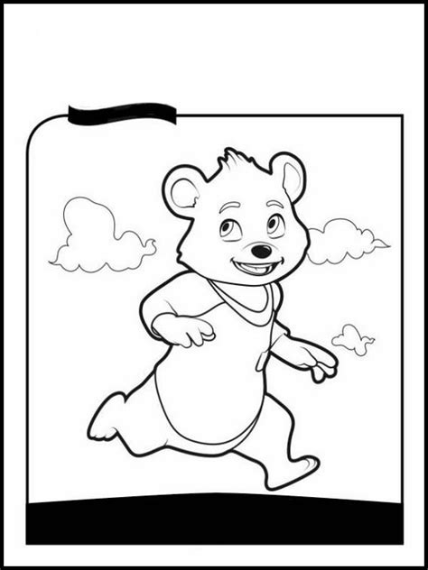 Printable Coloring Pages Goldie and Bear 5