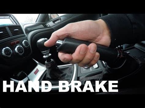 HandBrake Turn - manual driving - YouTube