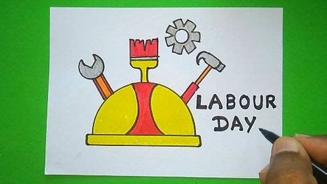 Labor Day Drawing 2020 Easy To Draw For Children | labor, drawing for ...