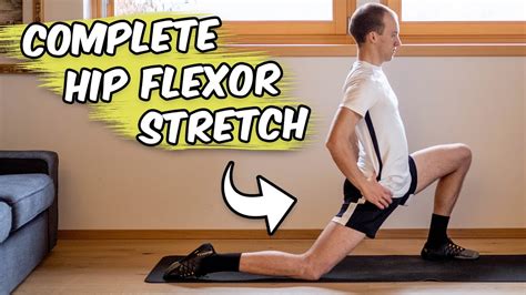 4 Hip flexor stretches - COMPLETE - YouTube