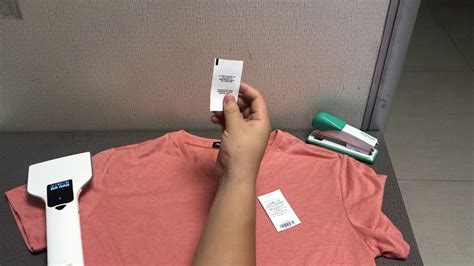 RFID Textile tag for clothing identification - YouTube