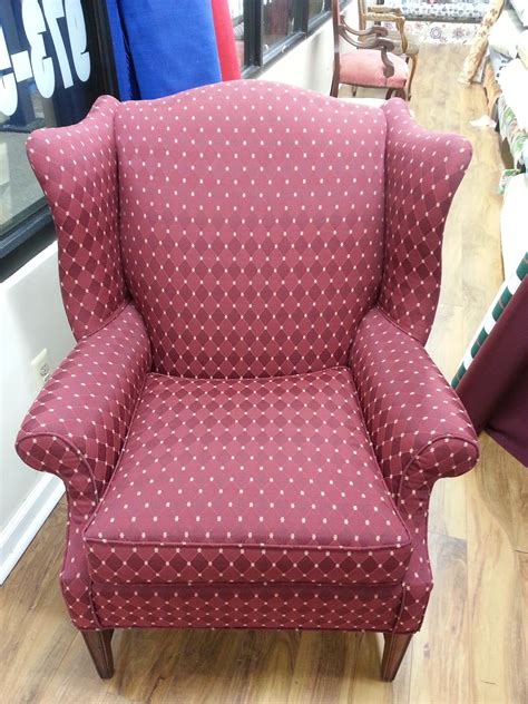 Reupholstered Wing Back Chair | Fabric Collection