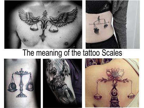 The meaning of the tattoo Scales: sense, history, photo drawings, sketches