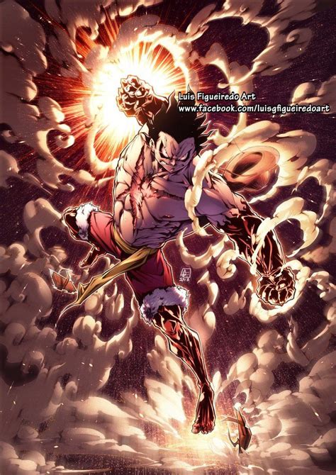 LUFFY GEAR 4 SNAKEMAN from One Piece by marvelmania | Luffy gear 4 ...