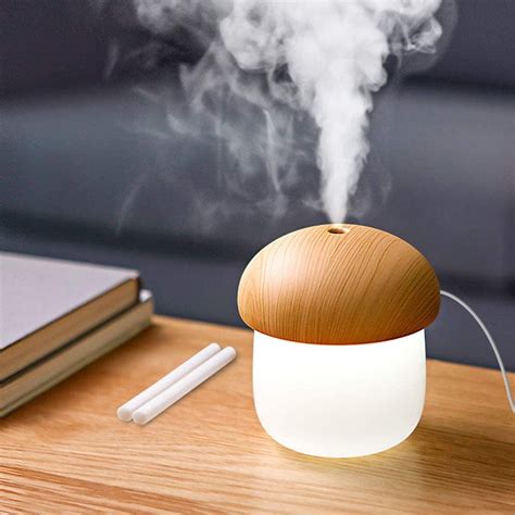 Small Cute Mushroom Humidifier, 250 ml Portable Mini USB Humidifier ...