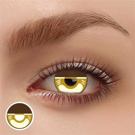 Buy OJOTrend 1Pair Colored Contact Lens Agatsuma Zenitsu Cosplay ...