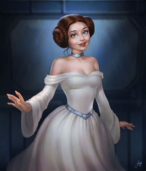 Disney Princess Leia Fan Art | POPSUGAR Tech