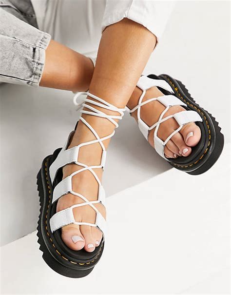 Dr Martens Nartilla sandals in white | ASOS