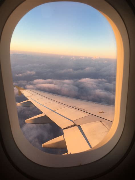 Sunset Aesthetic Airplane Window / @hiswindowseat on Instagram: "📌 ...