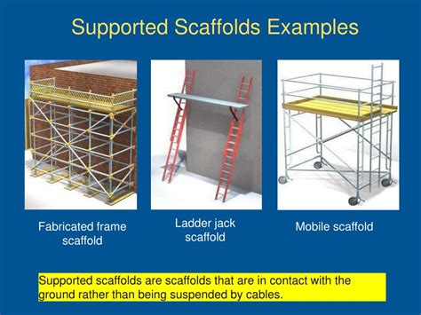 PPT - Supported Scaffold Safety PowerPoint Presentation, free download ...