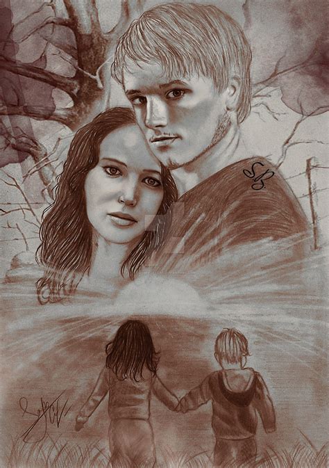 Peeta/Katniss Fanart - Epilogue - Peeta Mellark and Katniss Everdeen ...