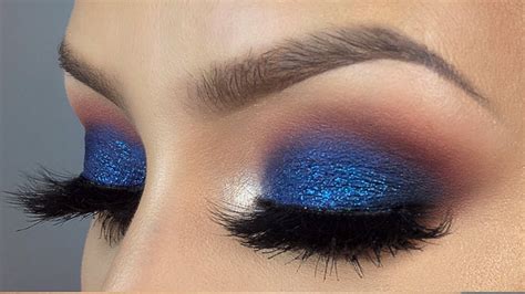 Royal Blue Glitter Makeup | Saubhaya Makeup