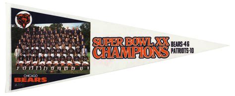 Lot Detail - 1985 Chicago Bears Super Bowl XX Champions Full Size Photo ...