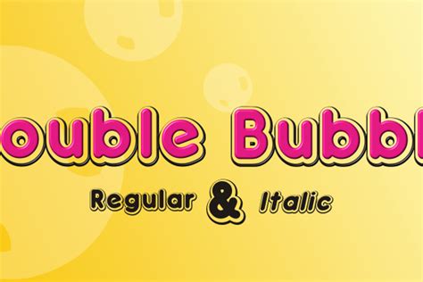 Double•Bubble Shadow Font | studiotypo | FontSpace