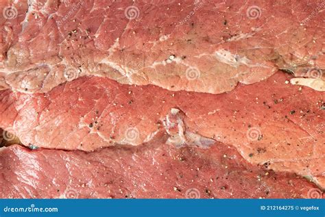 Raw Meat Texture Background Closeup Stock Image - Image of closeup ...