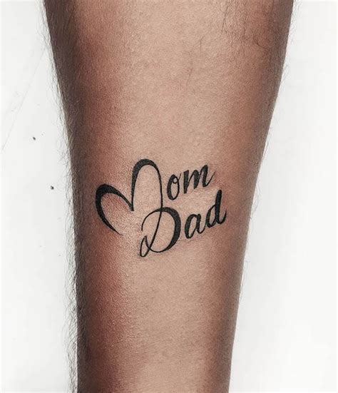 38 Mom Dad Tattoos To Honor Their Love