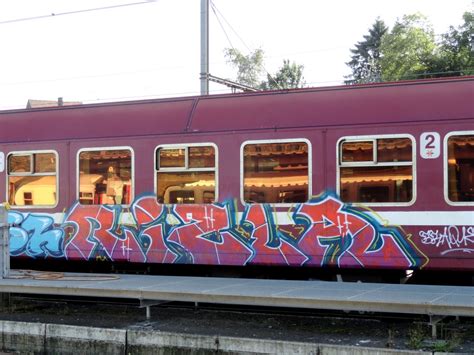 BTP - CASZ - RIZLA Graffiti Art On Train