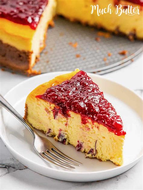 Cranberry Cheesecake - Much Butter