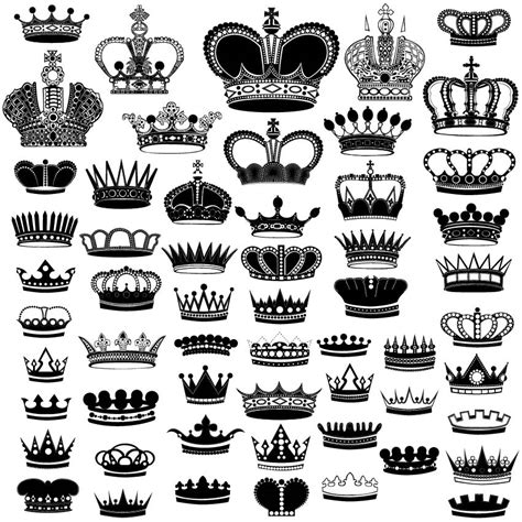 Collection of Crown Silhouette (.eps) Free Vector Download - 3axis.co