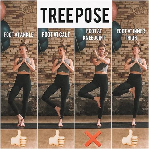 Yoga Alignment Tips&Tutorials on Instagram: “🌲 #Vrksasana ↔ #TreePose ...